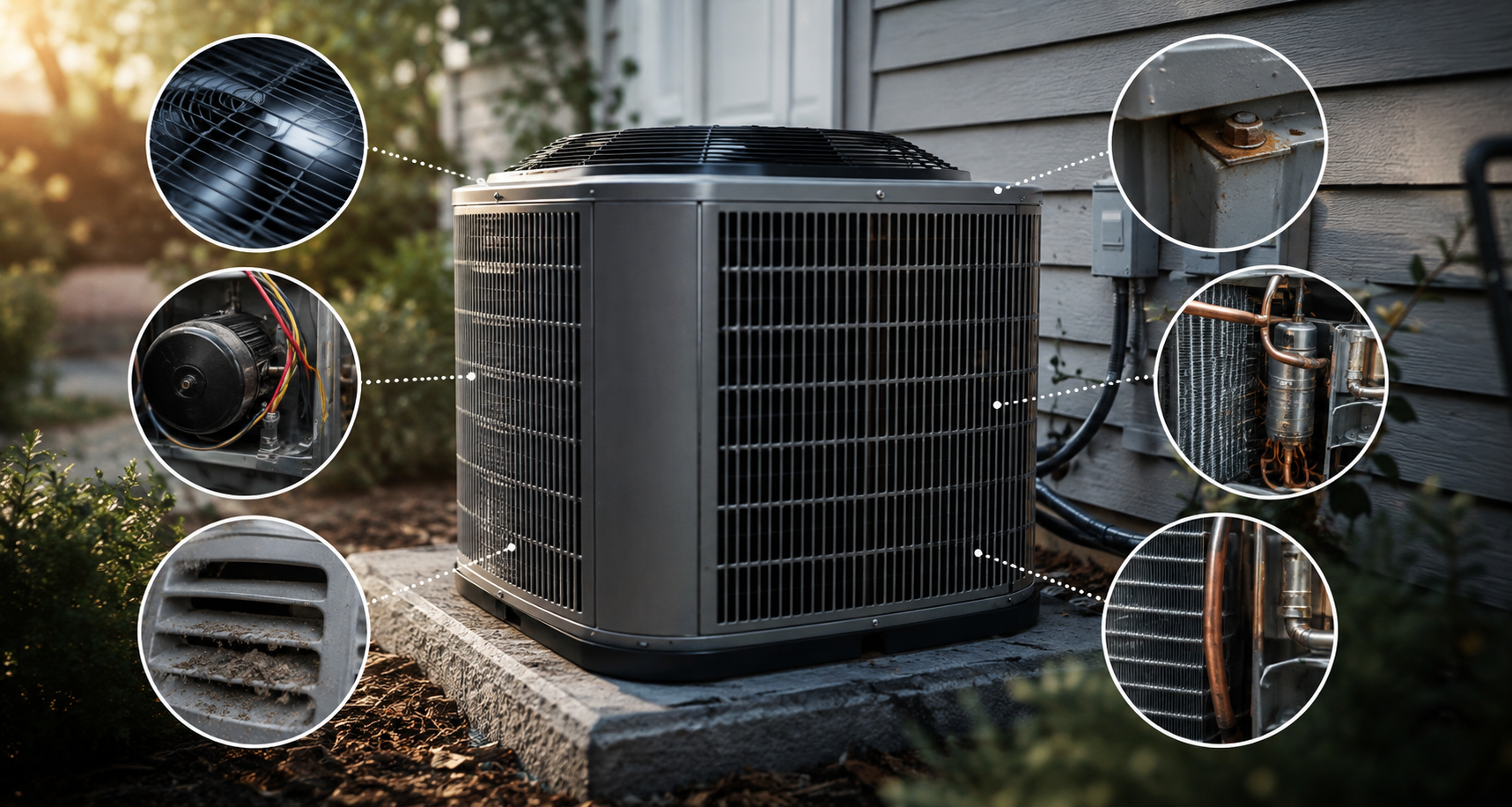 Air conditioner making loud noise in Orange County home